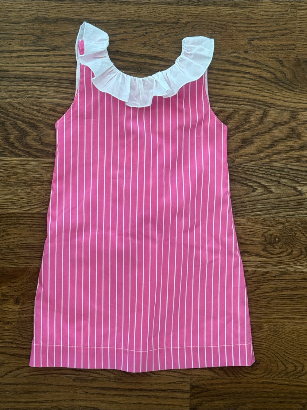 New With Tags Pink Dress with Vertical Pin Stripes Bergdorf Goodman